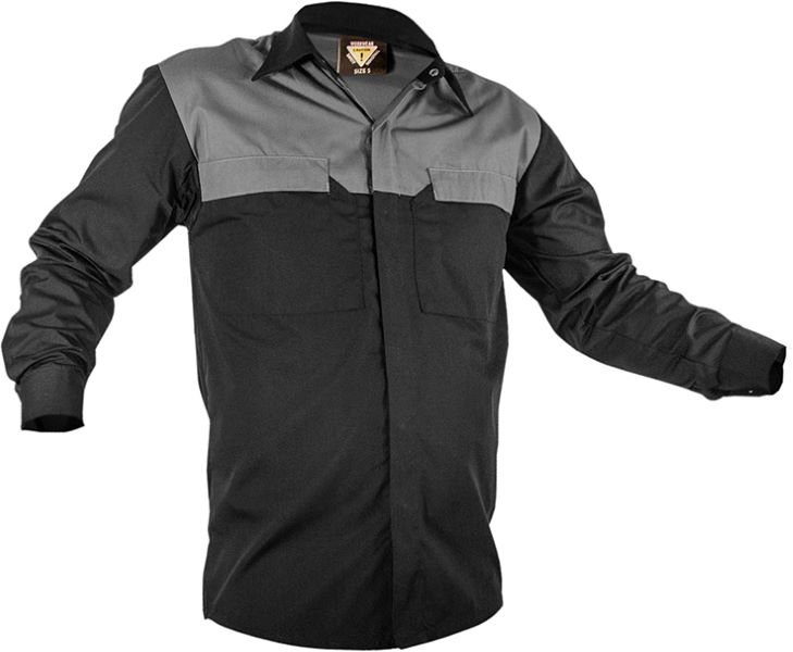 Long Sleeved Polycotton Pit Shirt